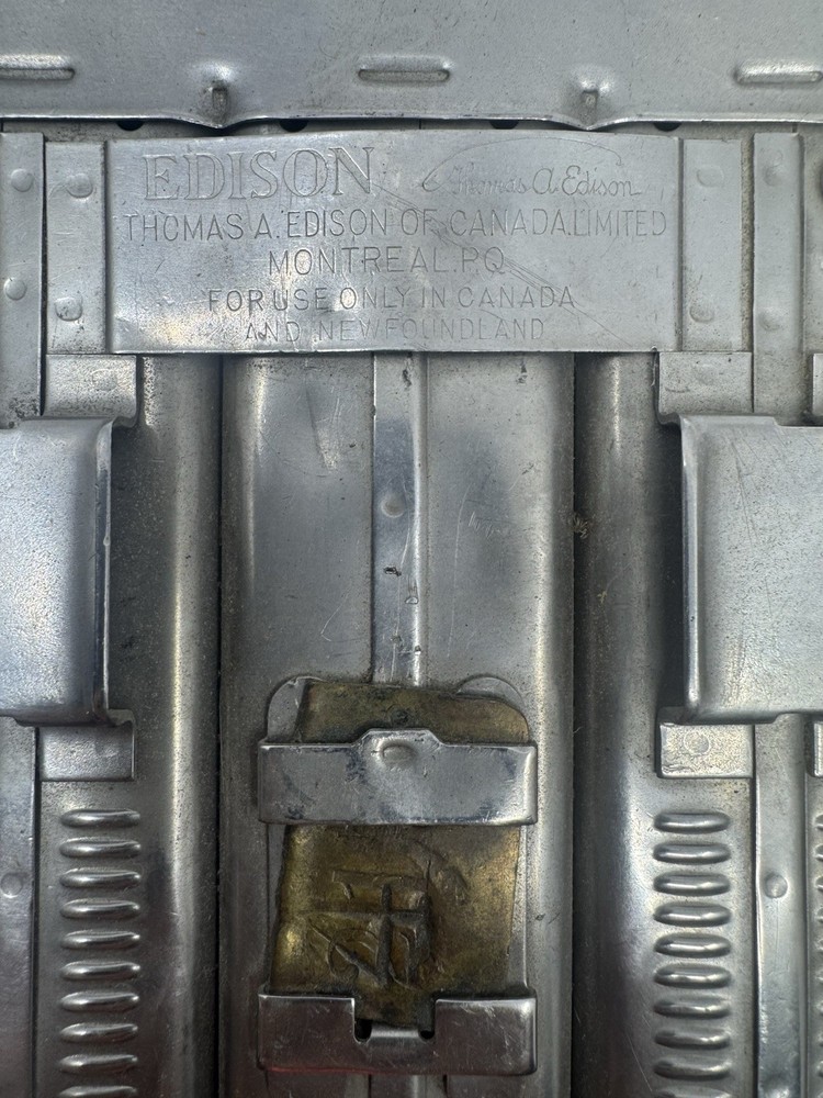 Thomas Edison Model P Electric Cap Lamp Miner Untested