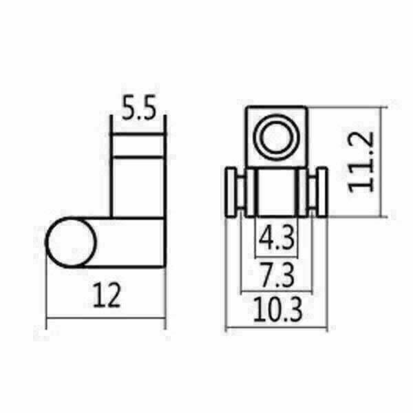 Strat Guitar Roller String Tree Guide Retainer Electric Guitar Screw Gold 2pcs.