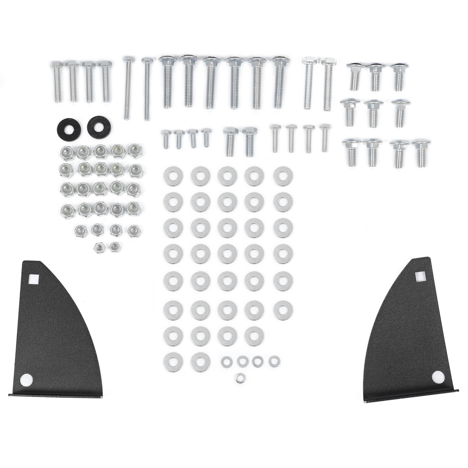 Rear Back Seat Kit For Yamaha G14 G16 G19 G22 Flip Folding Steel Frame Black