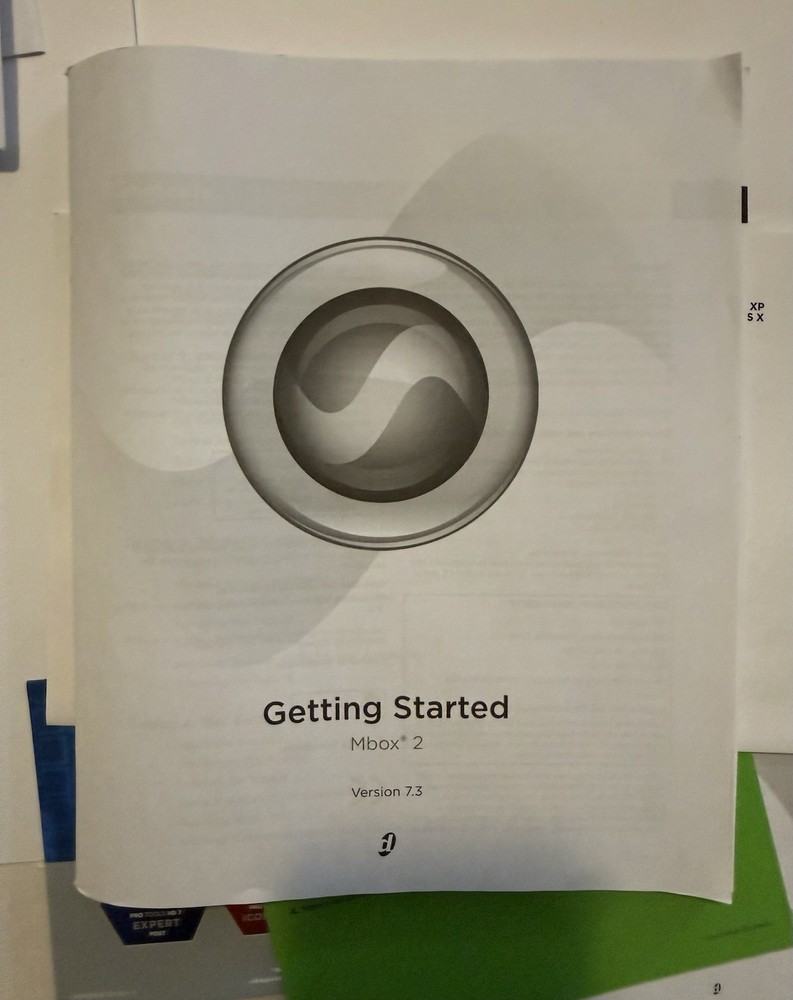 Digidesign MBox2 USB Audio Interface Pro Tools LE EX Lightly Used w Box Software