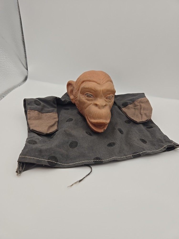 Vintage JVZ Hand Puppet Monkey 1950's?
