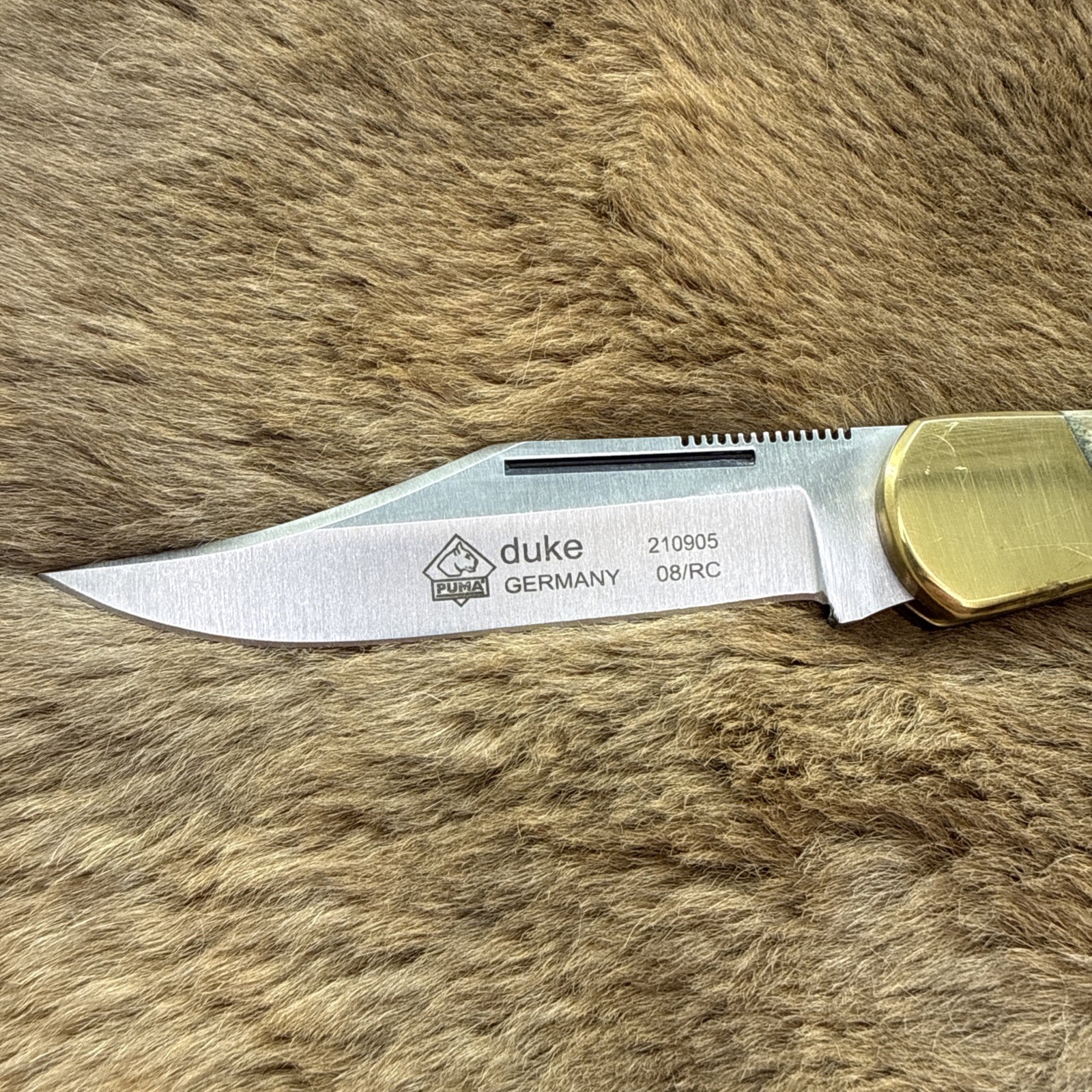 Rare Puma Duke Folding Stag Knife 210905 08/RC NOS