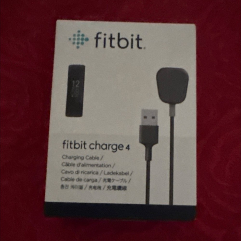 Fitbit Charge 4 Charging Cable Black Compatible with Fitbit Charge 4 Model