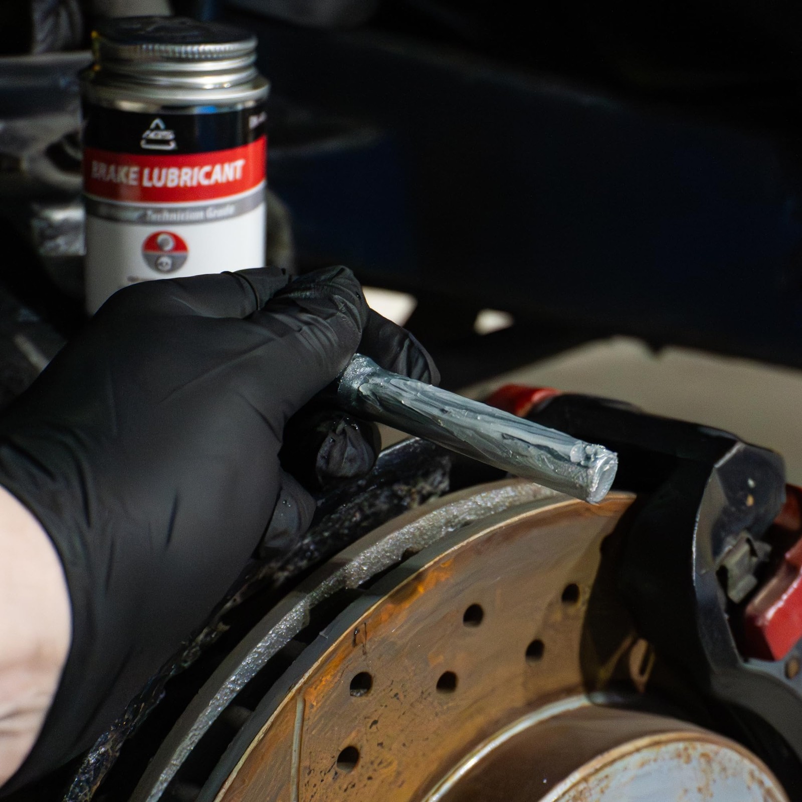 4 oz Silicone Brake Grease Brush Top Brake Caliper Lubricant High Temp