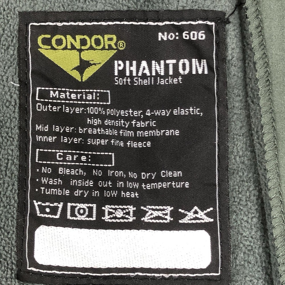 Condor Phantom 606 Jacket Men S Green Softshell Tactical Midweight Stretch