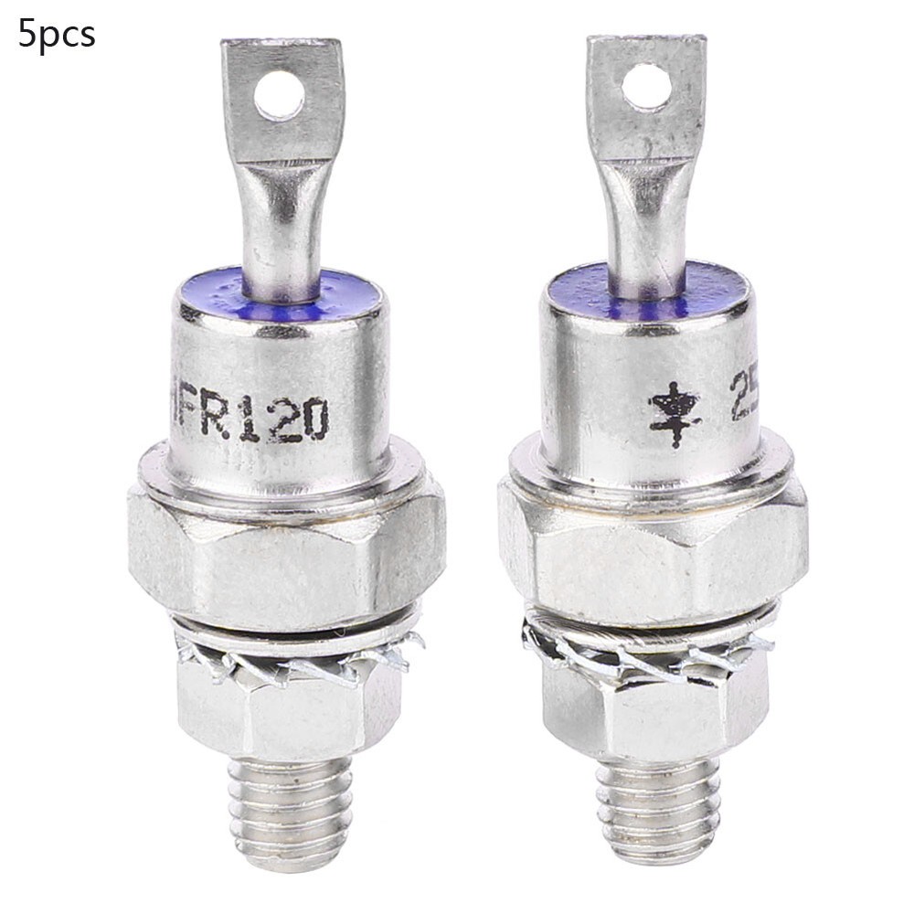 5 Pairs 25HFR 25HF Rectifier Diode 25A 1200V Iron Base Forward/Reverse Polarity