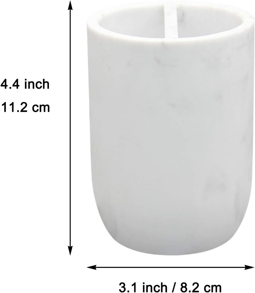 Toothbrush Holder Polyresin Toothbrush Organizer Stand,Multi-Functional Toothpas