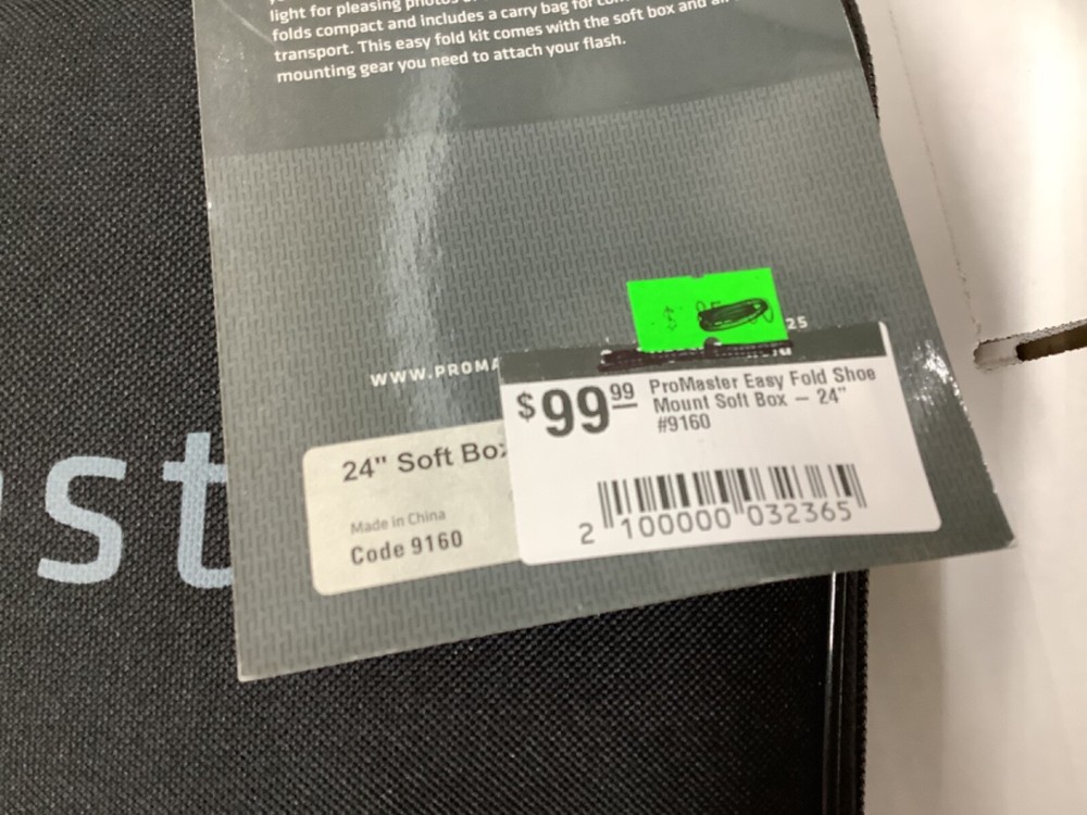 Promaster 9160 24" Easy Fold Soft Box Kit