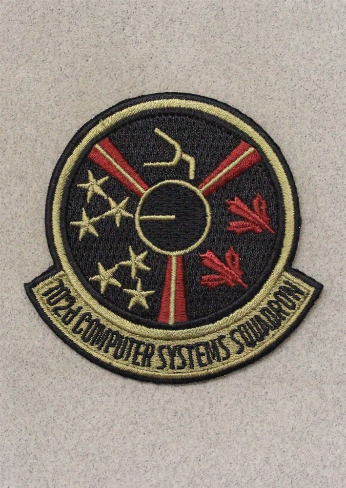 USAF Air Force Patch 4194: 702nd Computer Systems Sqdn - subdued