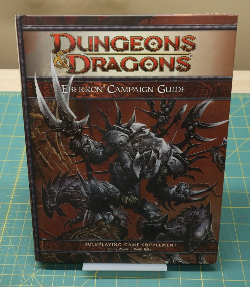 Dungeons & Dragons Eberron Campaign Guide Supplement Hardcover w/ Map 4th Ed 4e