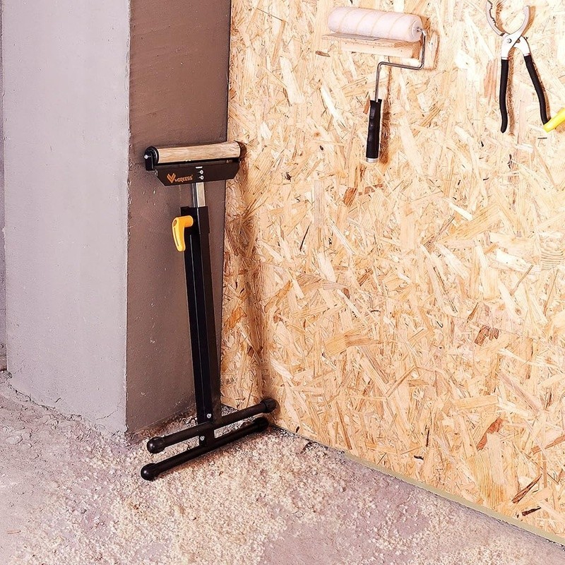 Durable Adjustable Roller Stand W/ Smooth Rollers Portable Folding Design New