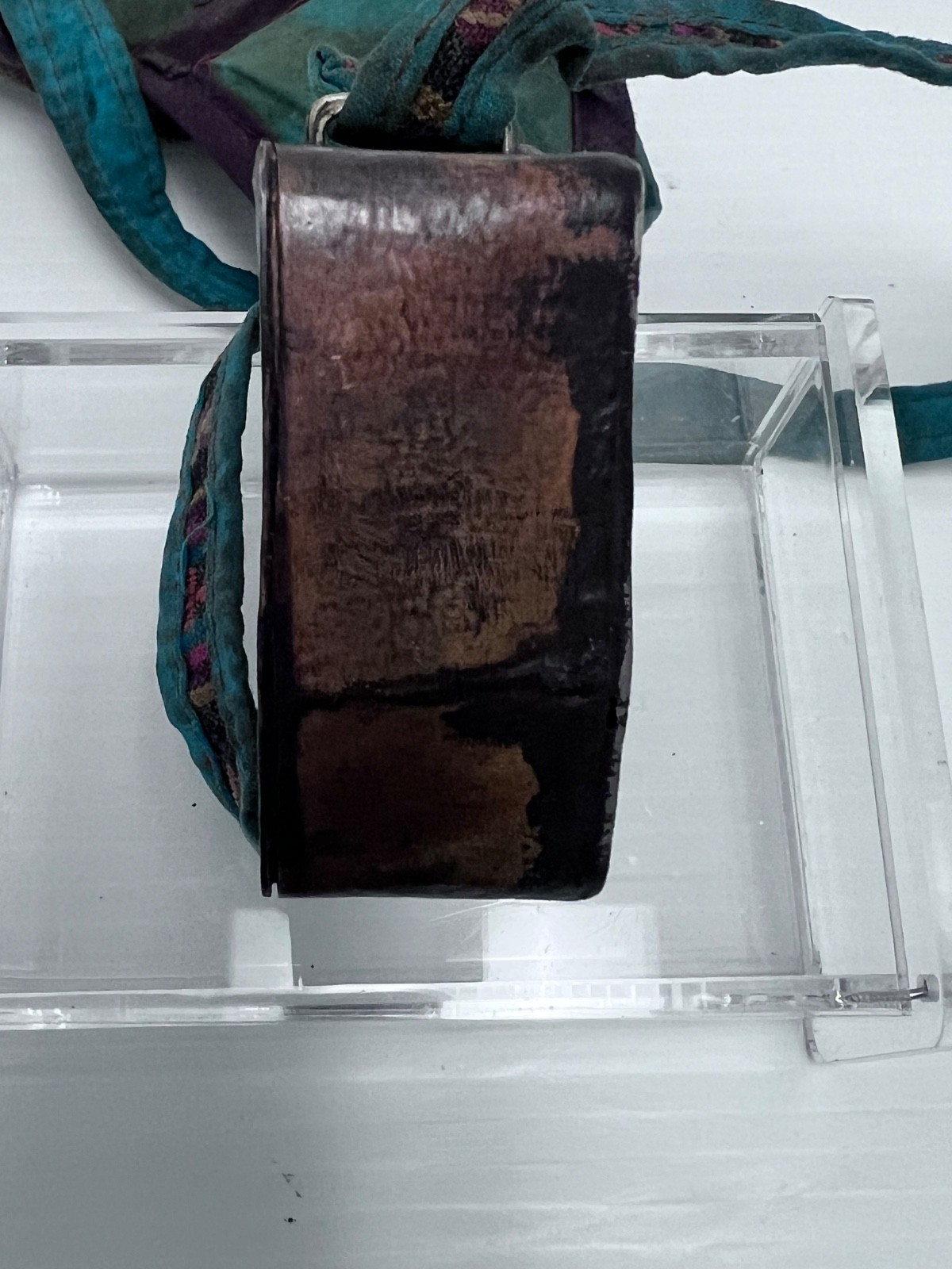 Early 20th Century Large Antique Tibetan Ghau Prayer Box with Three Buddha