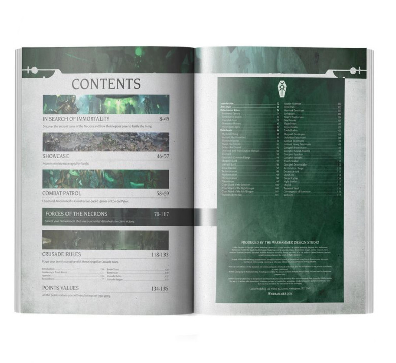 Codex: Necrons 10th Edition 2023 Warhammer 40K New