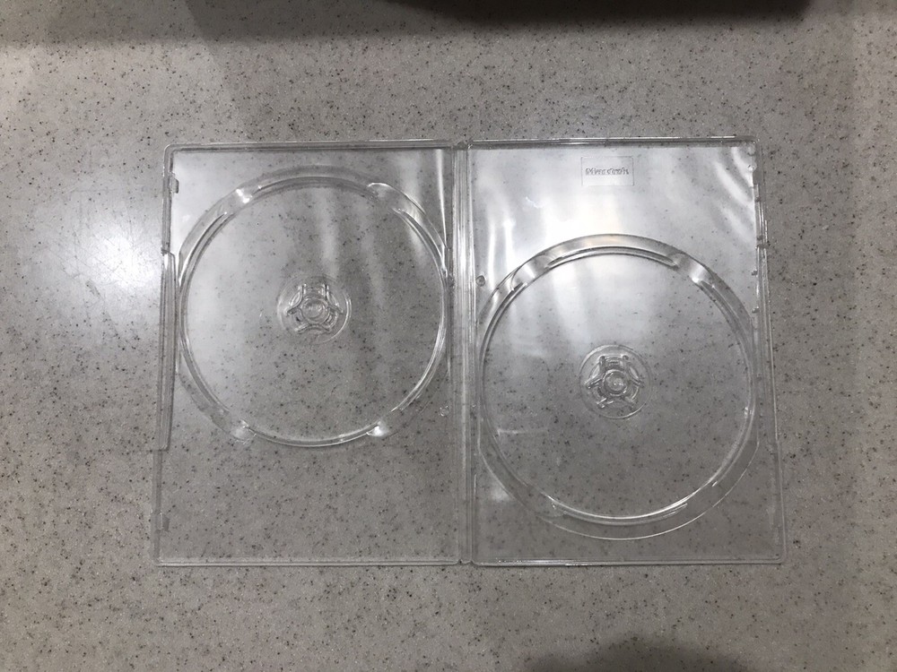 Maxtek Clear Slim 2 Disc CD/DVD/Blu-Ray Case