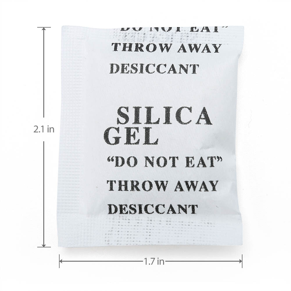 100 Packets 3g Grams Silica Gel Desiccant Pack Moisture Absorber Reusable