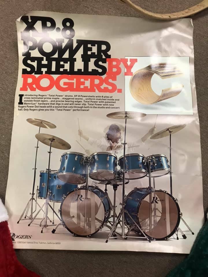ROGERS DRUM FACTORY POSTER