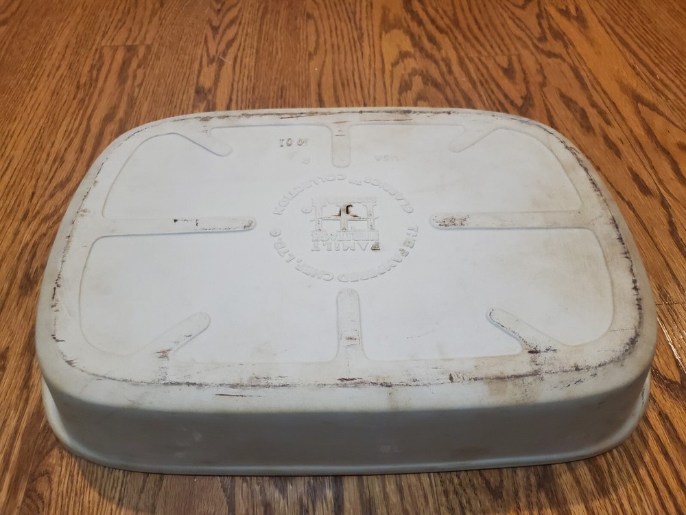 Pampered Chef Stoneware Rectangular Baker 9” x 13” Lasagna Unglazed Used Cond.