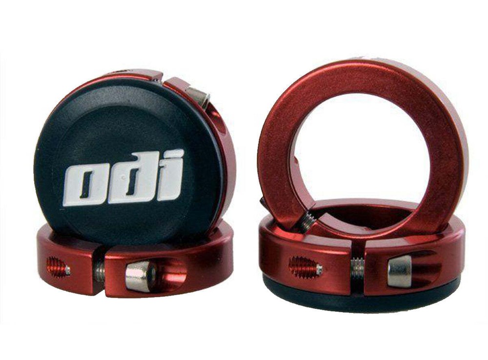 ODI Lock-Jaw Clamps & Snap Caps - Red