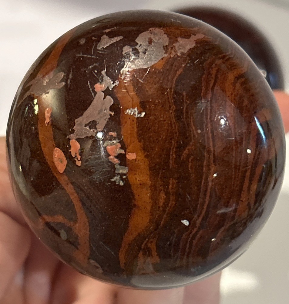 Pair Antique Brown Marble Swirl Porcelain Door Knobs + 7 Bonus Knobs **READ