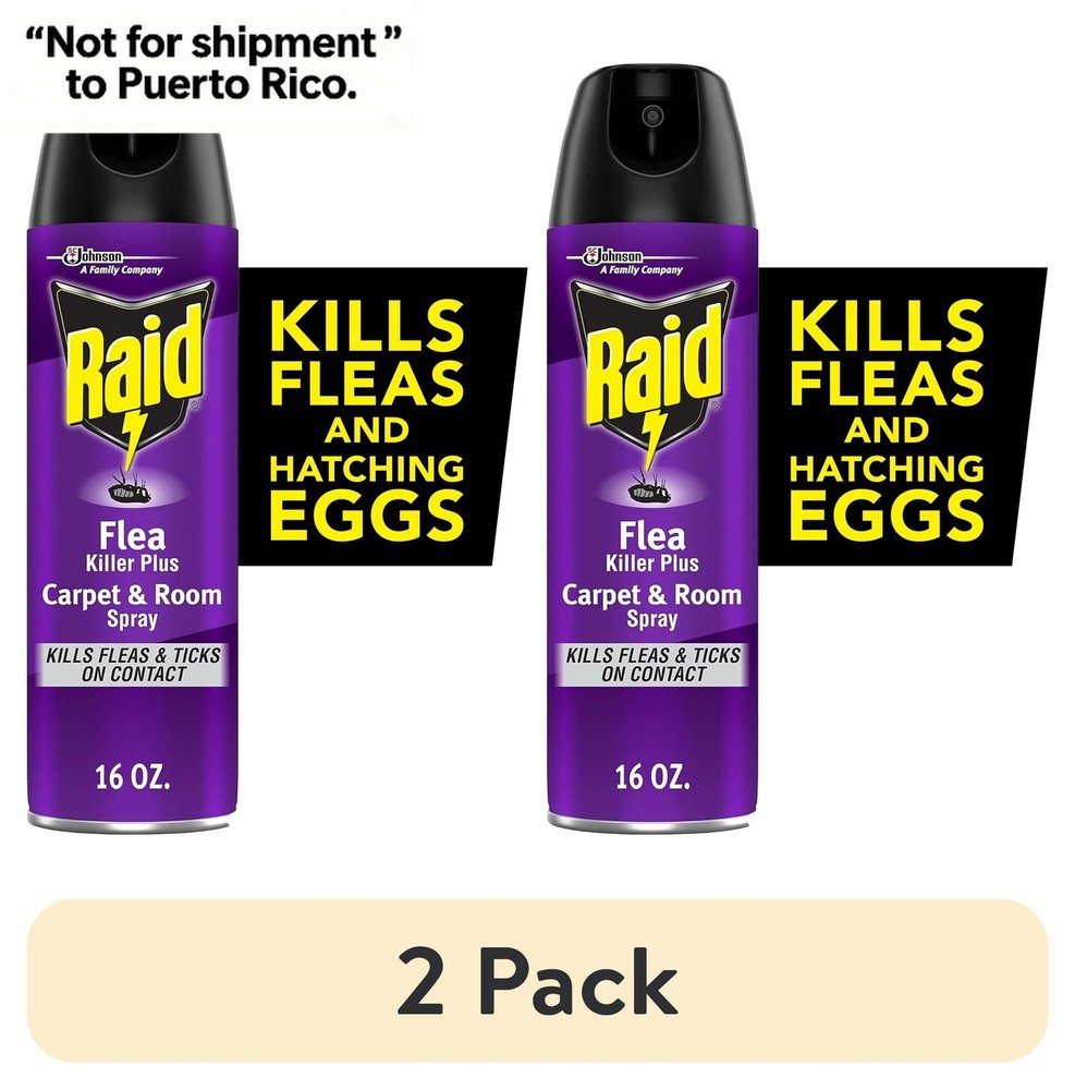 Raid Flea Killer 16oz Spray - Kills Fleas & Eggs Carpet/Room