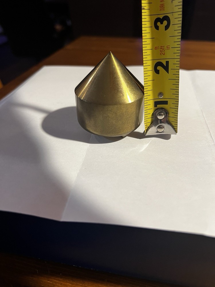 Mapleshade Triple Point isolation feet. (solid brass)