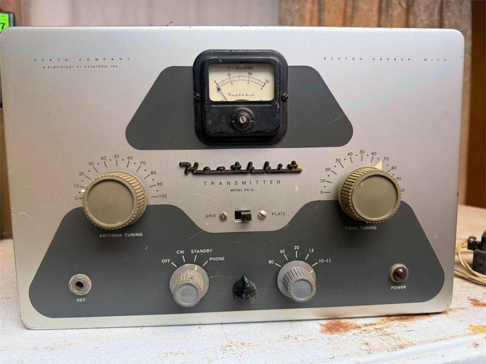Heathkit DX-35 Transmitter - Clean and working