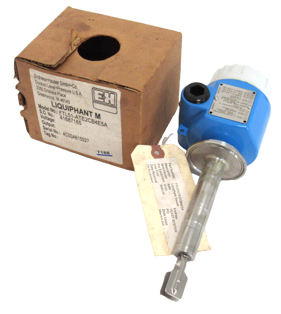 NEW ENDRESS HAUSER FTL51-ATE2CB4E5A LIQUID LEVEL SWITCH FTL51ATE2CB4E5A