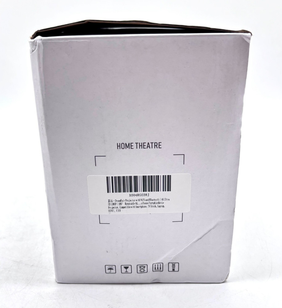 Dreamfair LED Source Multimedia Projector With Built-In Wifi & Bluetooth