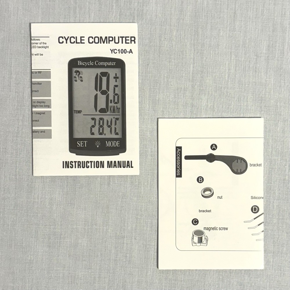 Dondofla Wireless Bicycle Computer YC100-A
