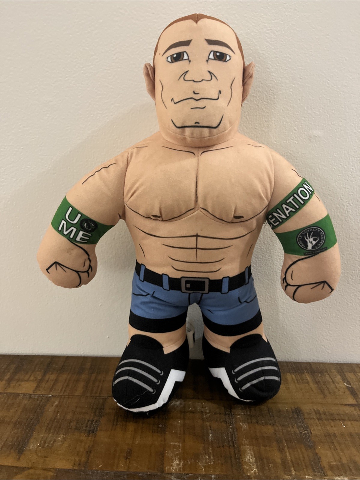 WWE John Cena Cenation Plush Figure Wrestling Brawlin Buddies Talking Pal 2012