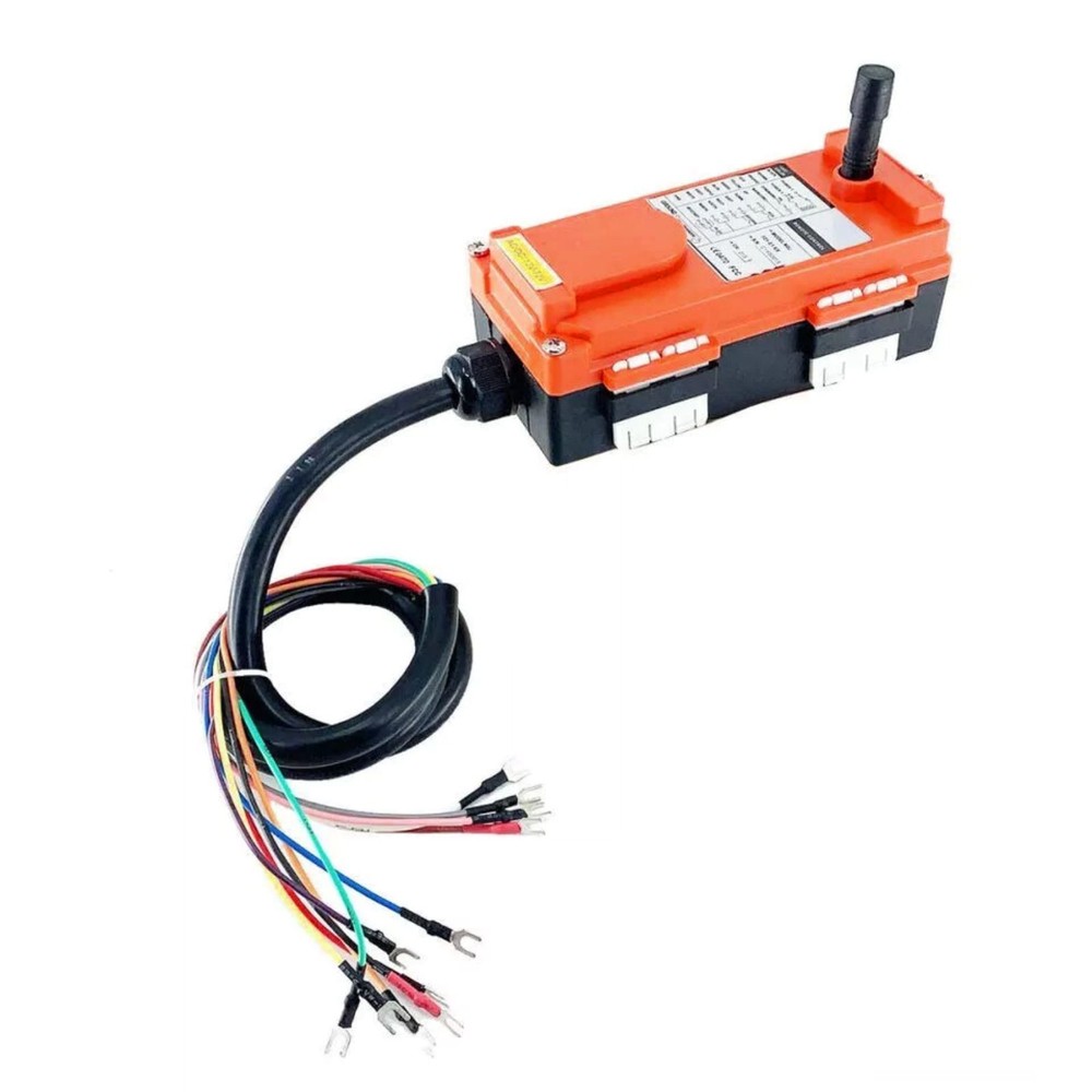 Wireless Crane Remote Control, 8-Button Transmitter + 1x Receiver, 12V-72V