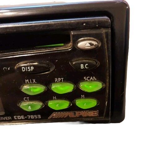 Alpine CDE-7853 faceplate Only (Used).