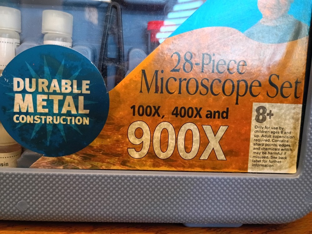Meade 28-Piece Microscope Kit 100x 400x 900x From 2005