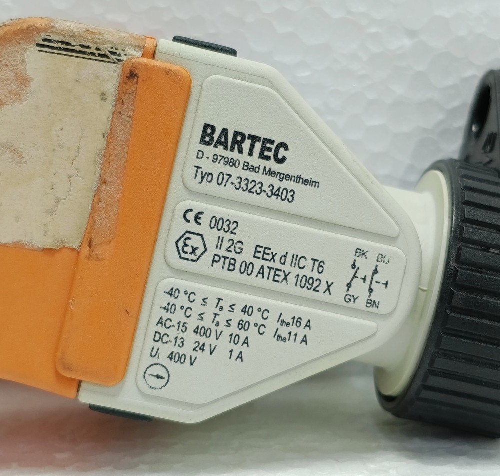 BARTEC 07-3323-3403 Switch Module Ex d IIC T6 Explosion Proof Marine Part