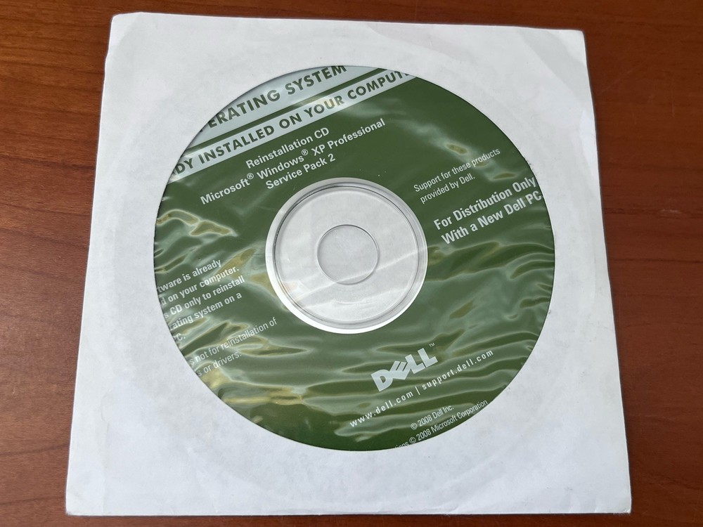 Dell Microsoft Windows XP Professional SP2 Operating System, Service Pack 2