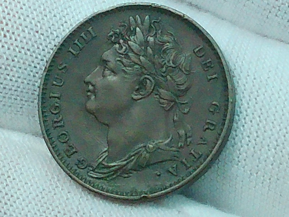 Attractive 1822 Early Great Britain Farthing