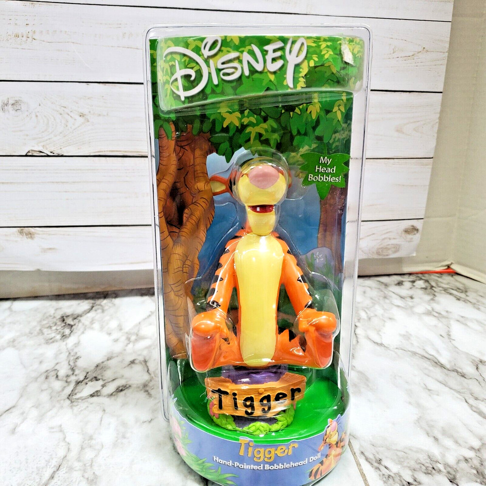 Disney Tigger Bobblehead Doll Hand Painted Nodder