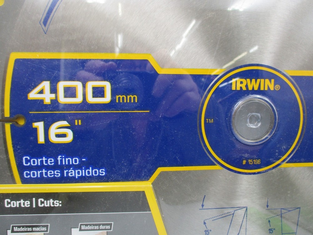 Irwin 16" 60D 400mm Construction Series Saw Blade