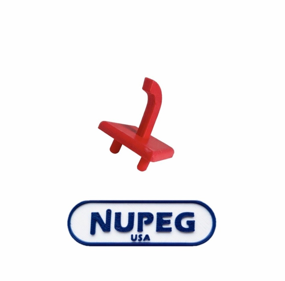 Peg Board Hooks Curve SM Hook x12 NUPEG