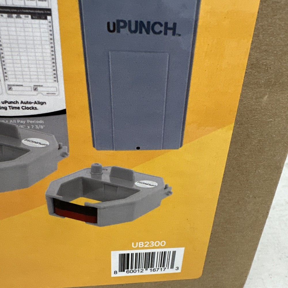 UPUNCH UB2300 AUTO-ALIGN CALCULATING TIME CLOCK BUNDLE - NEW IN BOX