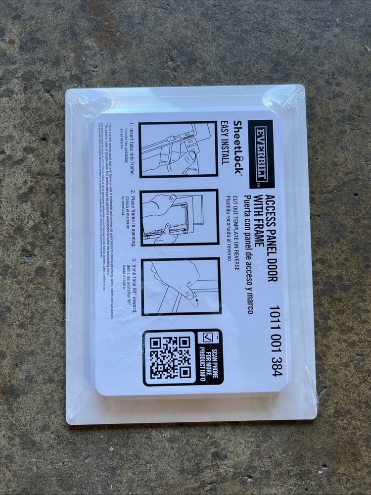 EVERBILT Access Panel Door with Frame - 6"x9", Removable Paintable Door - New