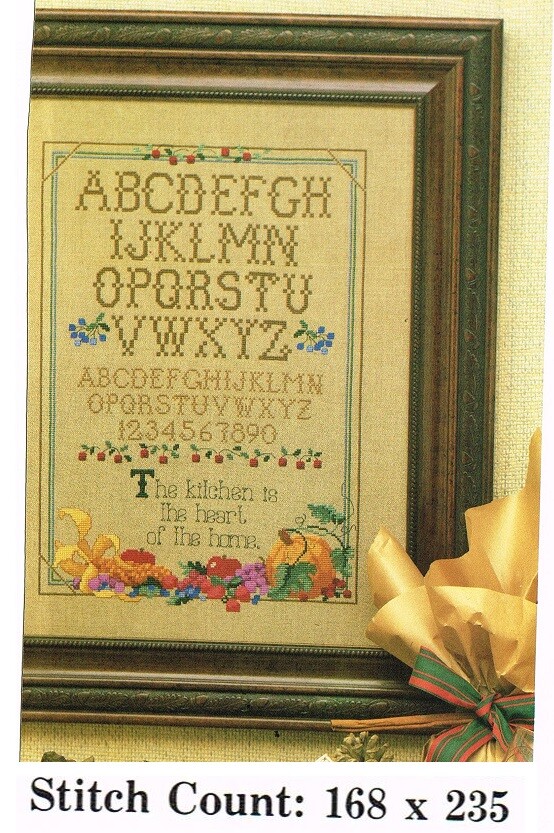 HOME SAMPLER  CROSS STITCH  PATTERN ONLY -   3AM