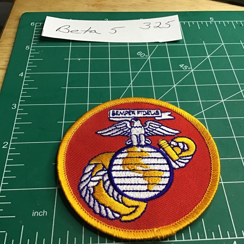 US Marine Corps EGA Patch/ Vest Biker Semper Fi USMC