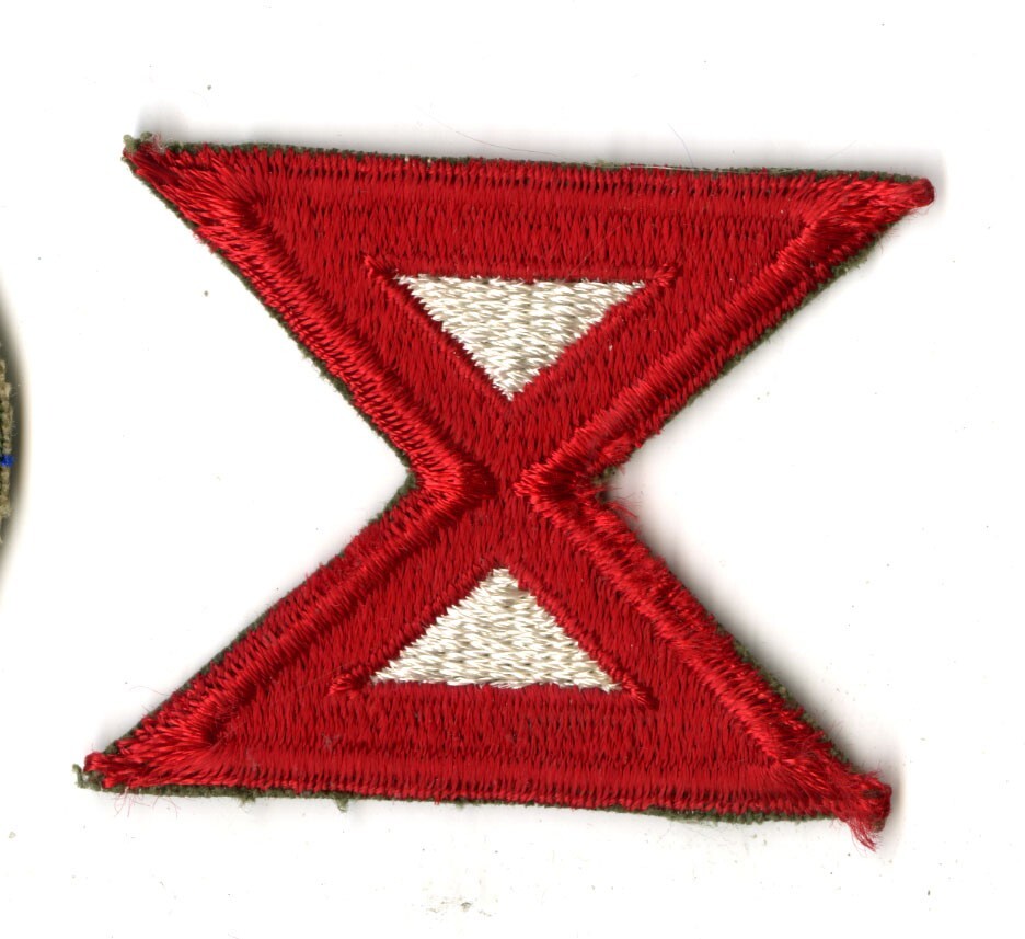 Tenth Army White Back Patch WWII Vintage Okinawa Pacific Buckner