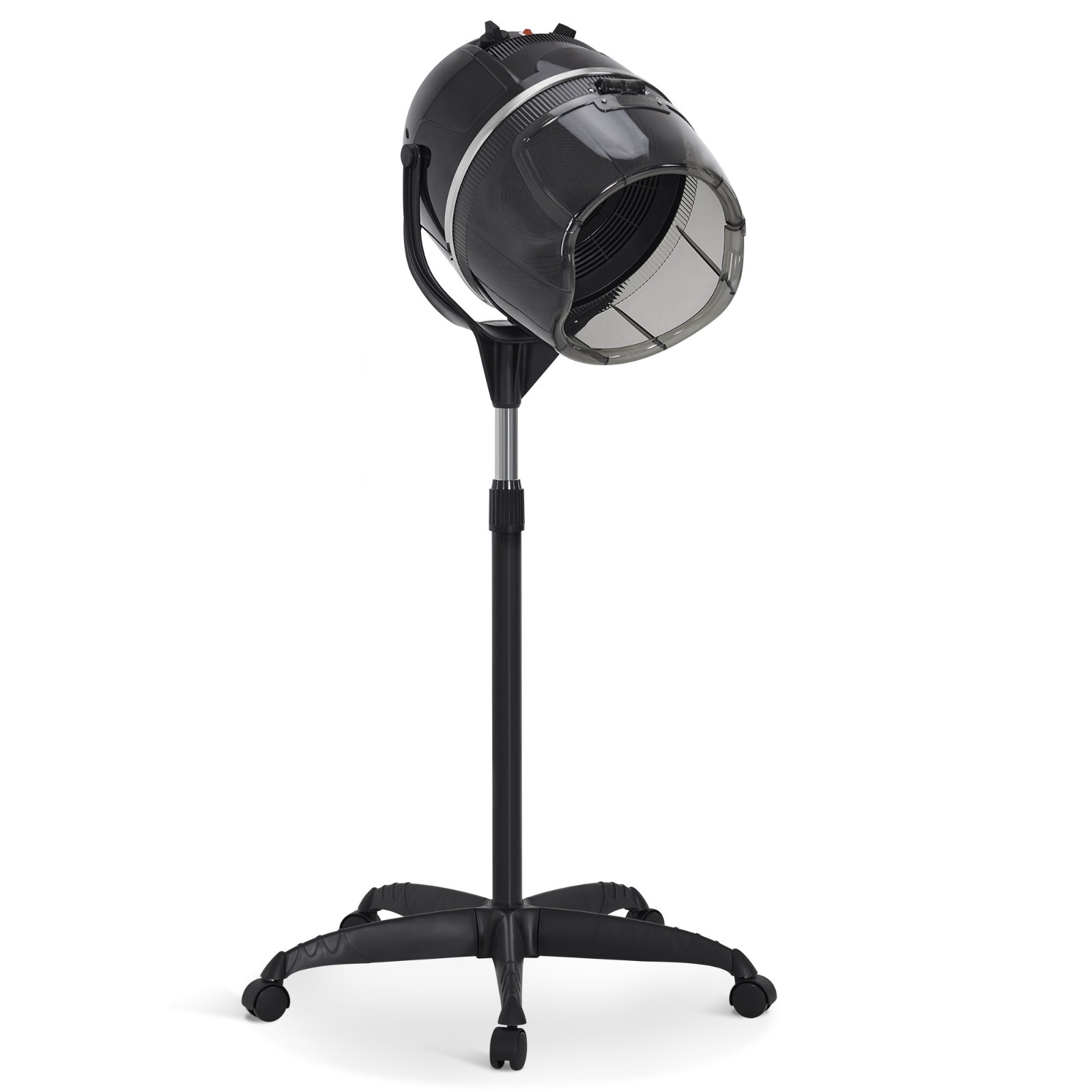 BarberPub 1300W Adjustable Hooded Hair Bonnet Dryer Stand Up Rolling Base VHD08