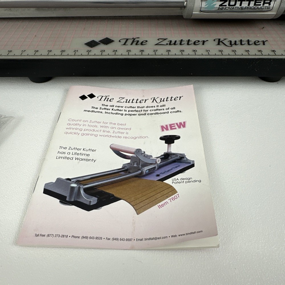 Zutter Kutter Heavy Duty Craft Cutter 7607 - Cuts Chipboard Cardboard