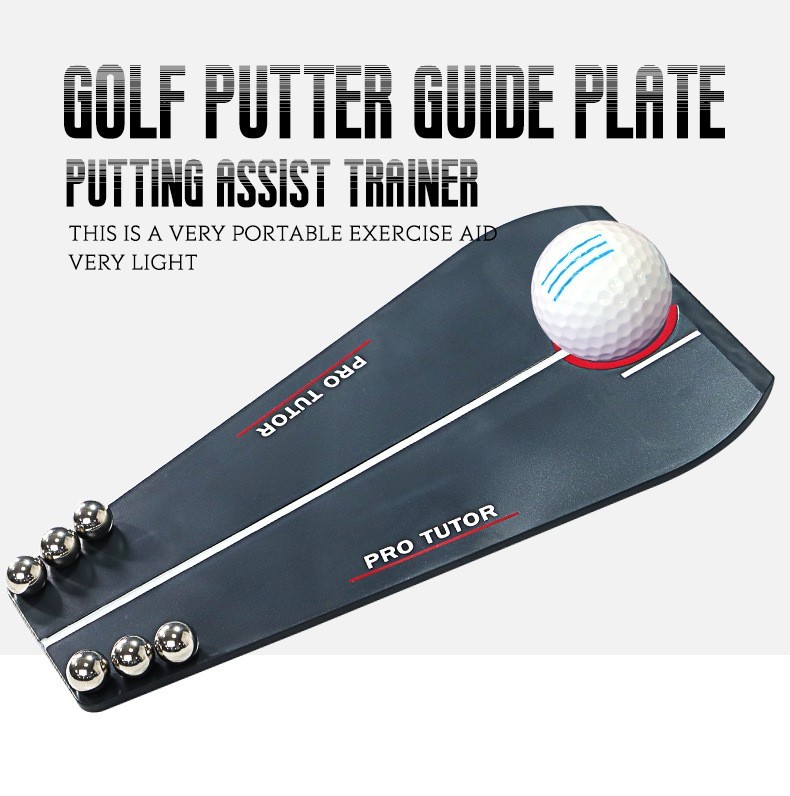 New Golf Putting Practice Aid - Correcting Putting Posture Practice Device