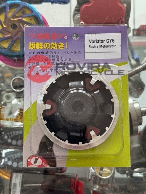 Scooter GY6 150cc High Performance OKO Variator with roller weights