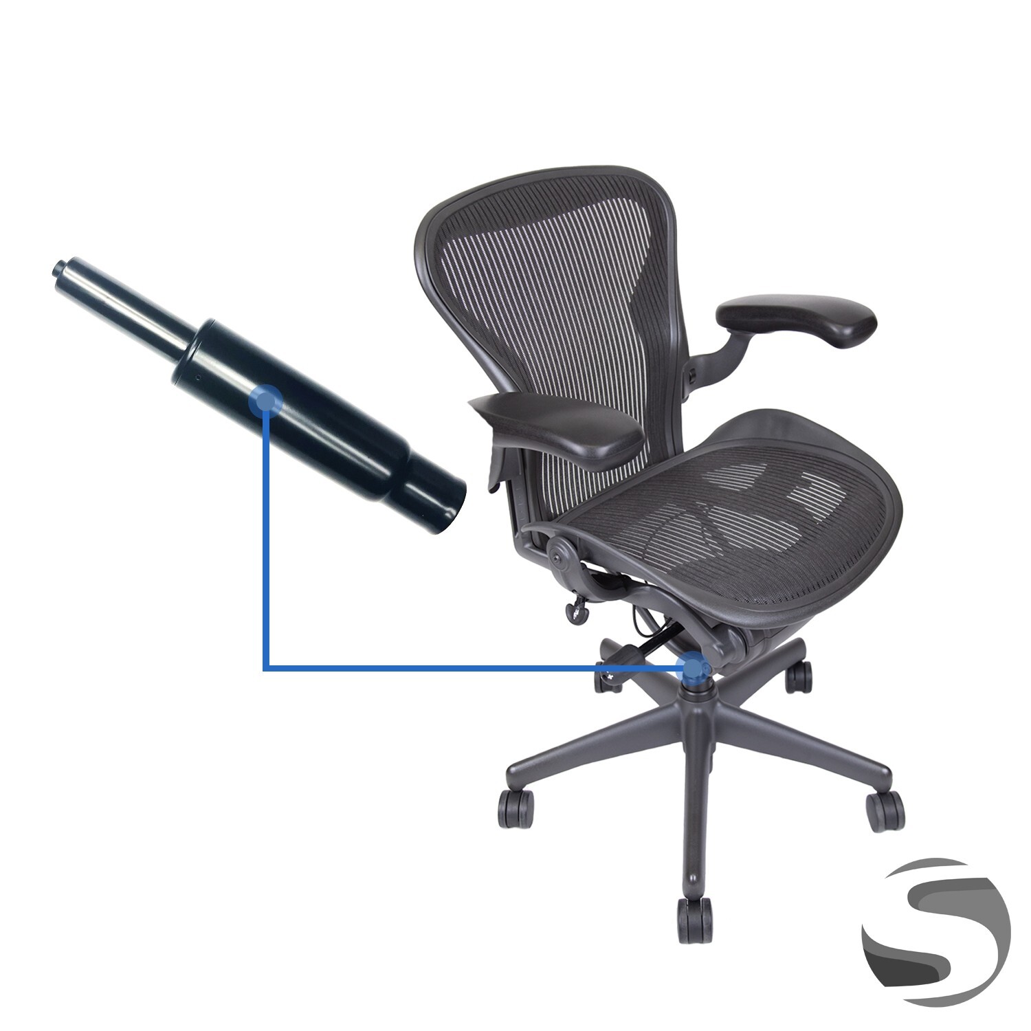 Herman Miller Aeron Chair Gas Cylinder Aeron Classic Chair Replacement NEW OEM