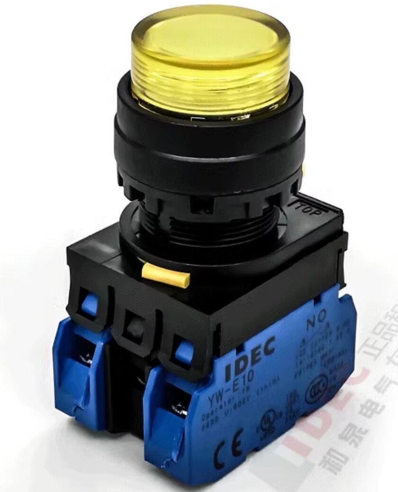 1pcs IDEC Push button Switch with light YW1L-A2E20QM3Y